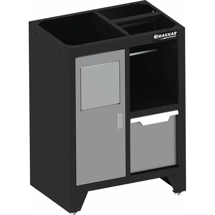 Armário Baixo DRAKKAR com Caixote e Suporte para Rolo 680x458x987mm