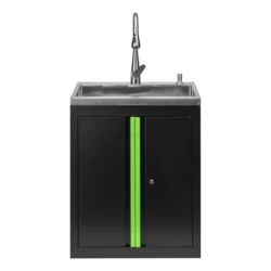 Armário com Lava-loiça Integrado JBM 680x500x935MM Inox