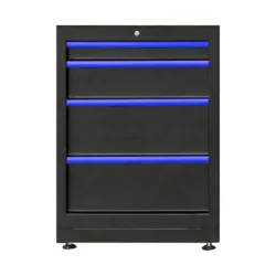 Armário de 4 gavetas JBM com patas reguláveis
