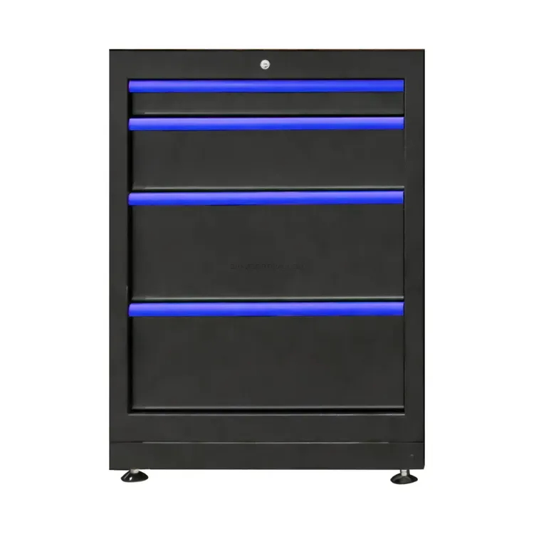 Armário de 4 gavetas JBM com patas reguláveis