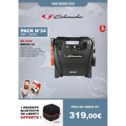 Arrancador de Bateria Booster SCHMUCHER PBI 1812 12V 2200A com Coluna Bluetooth
