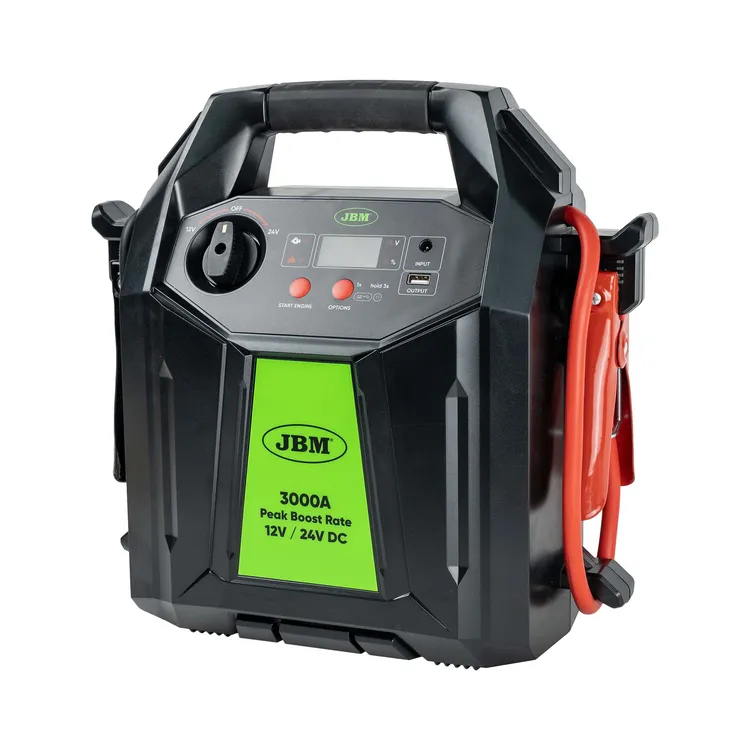 Arrancador de Veículos Multifunção JBM 12/24V 48.000mAh