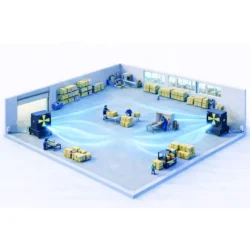 Arrefecedor de ar evaporativo móvel 510W - 70L - 12000 m³/h Climatiseur