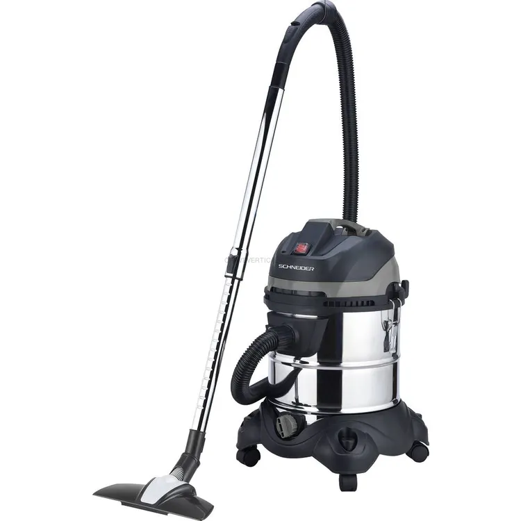 Aspirador de Líquidos e Pó SCHNEIDER 20 L 1200 W 230 V Inox