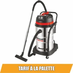 Aspirador de Líquidos e Poeiras DRAKKAR 50L 1200W 230V Inox