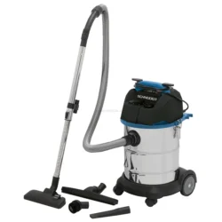 Aspirador de Líquidos e Poeiras SCHNEIDER 30 L 1200 W 220-240 V Inox