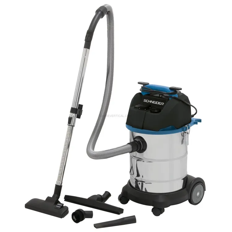 Aspirador de Líquidos e Poeiras SCHNEIDER 30 L 1200 W 220-240 V Inox