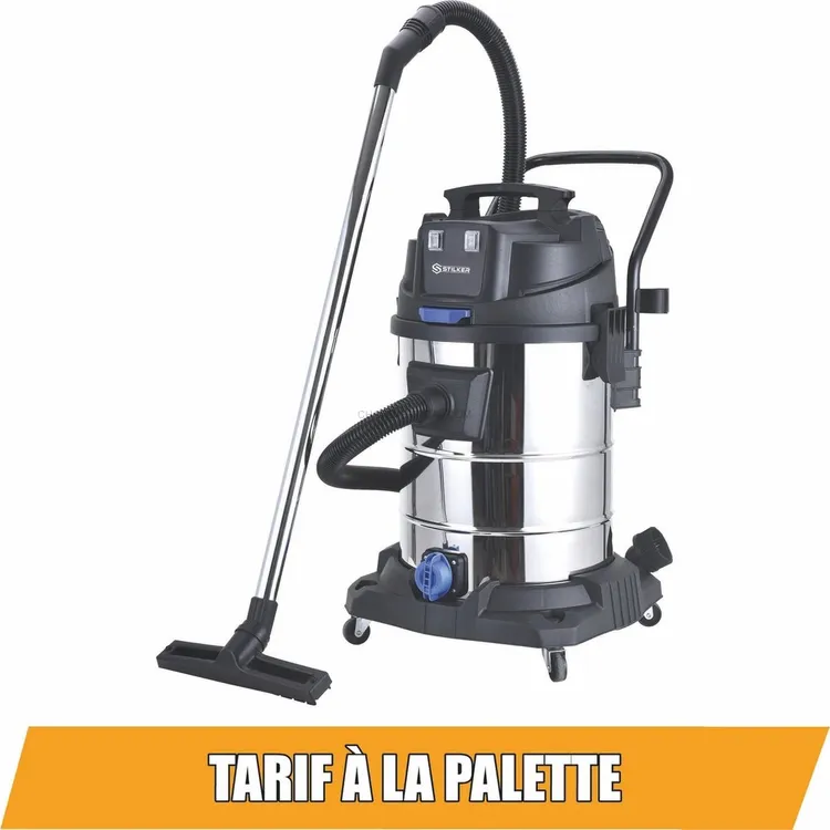 Aspirador de Líquidos e Poeiras STILKER 60L 2400W 230V Inox