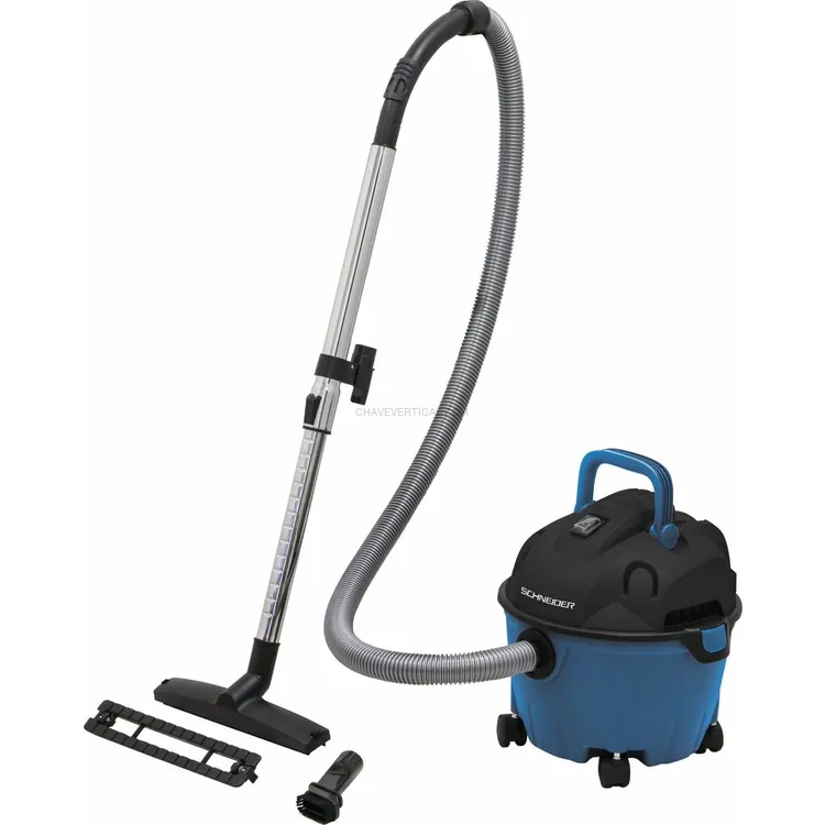 Aspirador de Sólidos e Líquidos SCHNEIDER 10L 1200W 230V