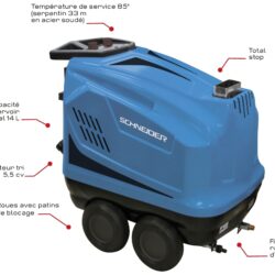 Lavadora de Alta Pressão Água Quente SCHNEIDER 380 V 160 bar 14 L/min - Image 2