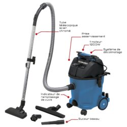 Aspirador de Líquidos e Poeiras SCHNEIDER 20 L 1200 W 230 V - Image 3