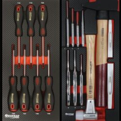 Carro de Ferramentas Equipado DRAKKAR XXL 7 Gavetas com 220 Peças