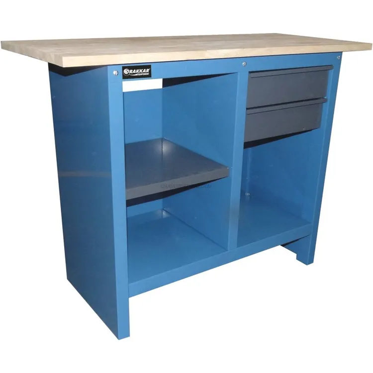Bancada de Trabalho DRAKKAR 1120x500mm 500kg 2 Gavetas