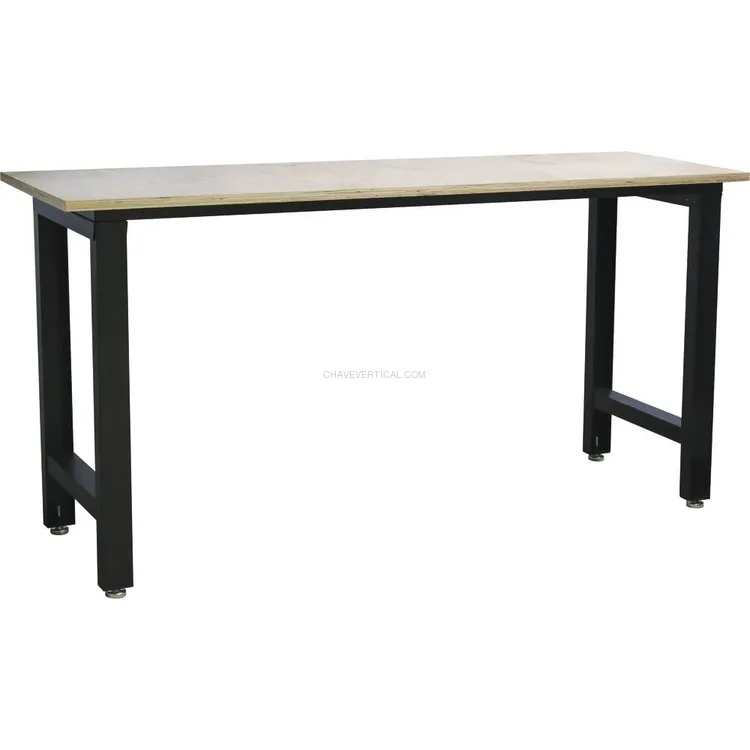 Bancada de Trabalho DRAKKAR 2000x600mm 500kg Tampo Madeira