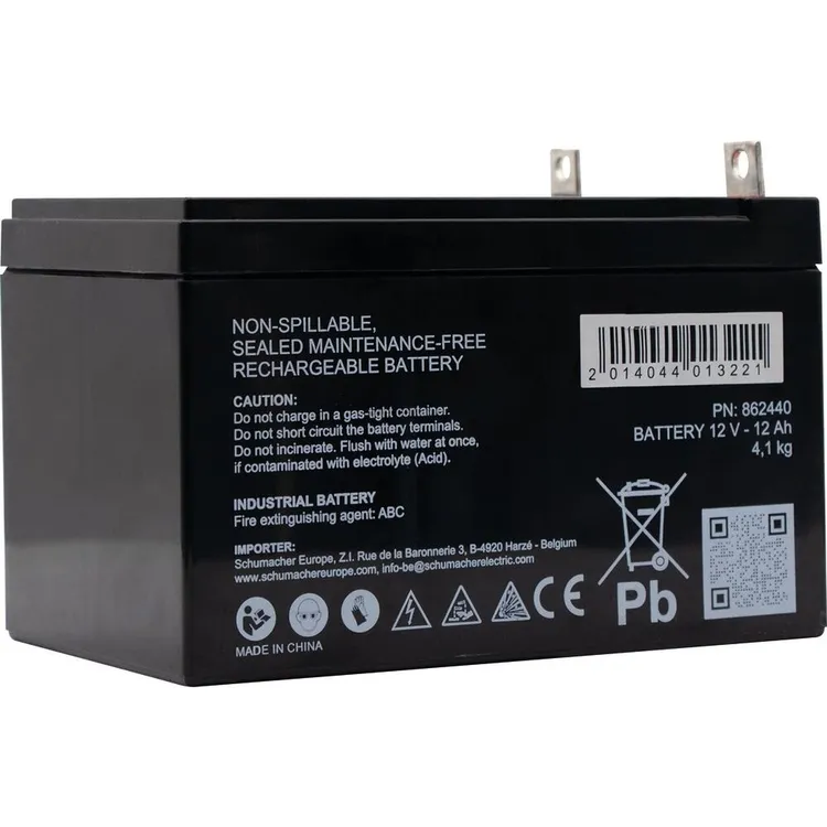 Bateria de Substituição SCHMUCHER 12V 12Ah 440A para Booster SOS Mini Bateria de Substituição SCHMUCHER 12V 12Ah 440A para Booster SOS Mini