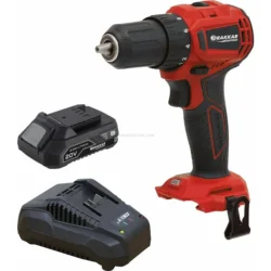 Berbequim Aparafusador Brushless DRAKKAR 20V 40Nm 2 Velocidades