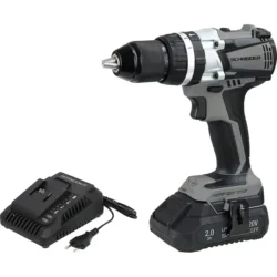 Berbequim Aparafusador de Percussão SCHNEIDER 20V 60Nm Brushless