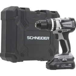 Berbequim Aparafusador de Percussão SCHNEIDER 20V 60Nm Brushless