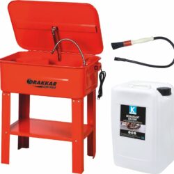 Conjunto Lava-Peças DRAKKAR 75L 230V com 40L Solvente e Pincel