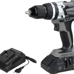 Berbequim Aparafusador de Percussão Brushless SCHNEIDER 20V 60Nm com 1 Bateria 2Ah