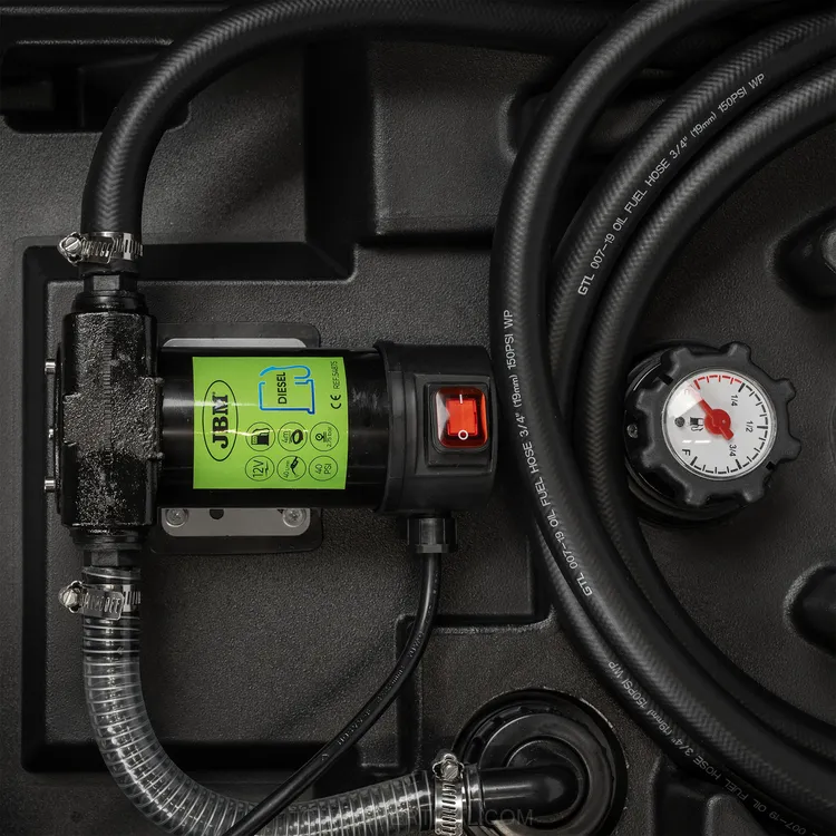 Bomba Elétrica para Combustível Diésel JBM com Tanque 200L 12V 40L/min