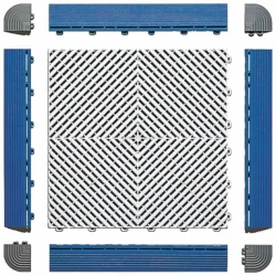 Bordadura Fêmea Azul STILKER Pantone U2X 4 Peças