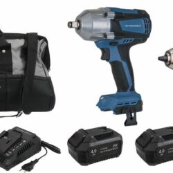 Pack SCHNEIDER 20V Berbequim 65Nm + Chave de Impacto 1/2″ 610/800Nm 2x4Ah