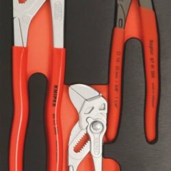 Módulo de Espuma KNIPEX Alicates-Chave 3 Peças 395x178mm