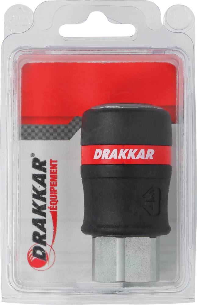 Raccord Rápido de Segurança Fêmea DRAKKAR 11mm Rosca 3/4"