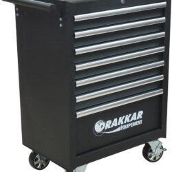Carro de Ferramentas 7 Gavetas com 198 Ferramentas DRAKKAR Acabamento Carbono