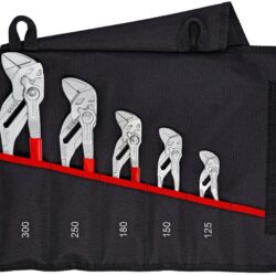 Jogo de 5 Alicates-Chave KNIPEX 125-300mm com Bolsa