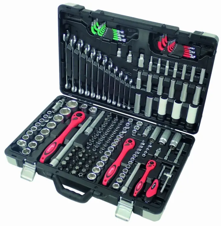 Caixa de Chave de Tomada METALWORKS BT176 176 Peças Cromo Vanádio