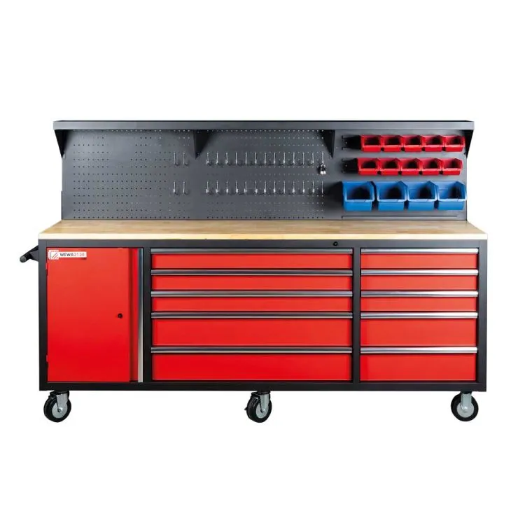 Carrinho de Oficina com 10 Gavetas HOLZMANN WP100H 950kg