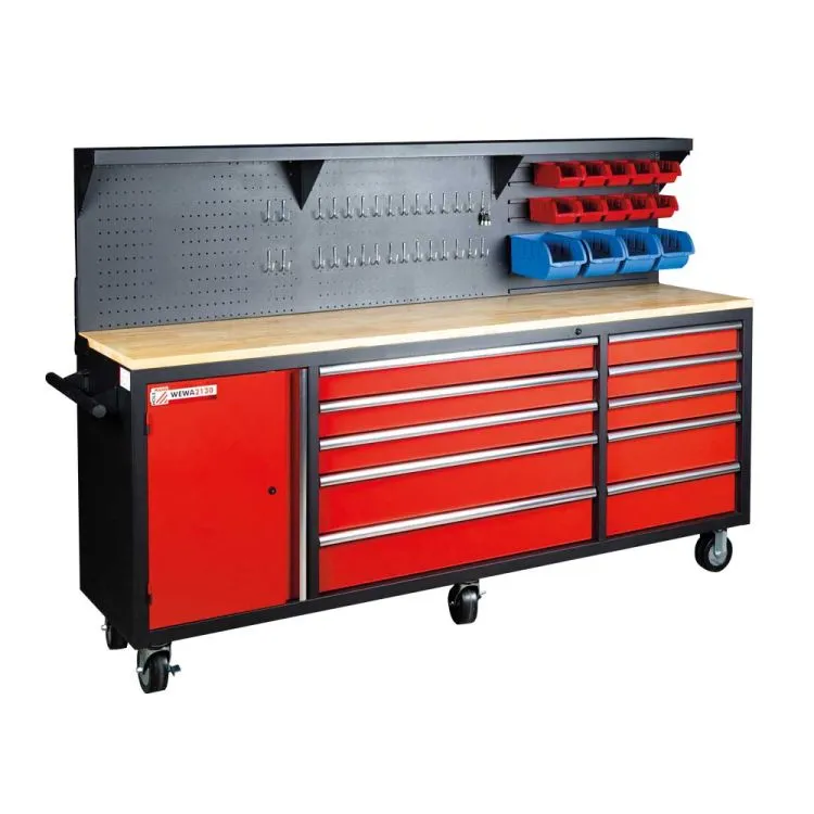 Carrinho de Oficina com 10 Gavetas HOLZMANN WP100H 950kg