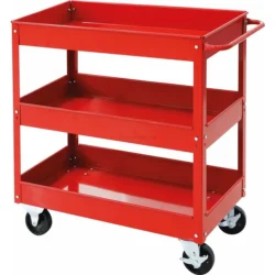 Carrinho de Oficina Metálico DRAKKAR 3 Prateleiras 725x365x780mm