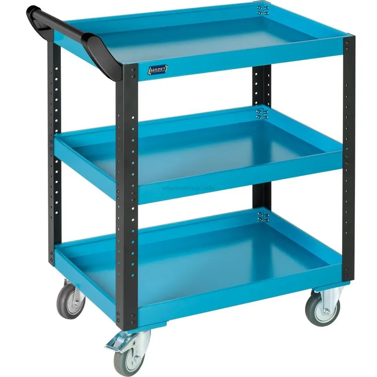Carrinho de Oficina Metálico HAZET 3 Prateleiras 890X542X899MM