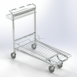 Carro Bricocash 300 KG com Plataforma Encaixável