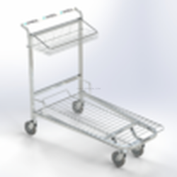 Carro Bricocash 300 KG com Plataforma Encaixável