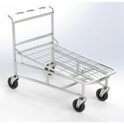 Carro Cash 400 KG com Plataforma Encaixável