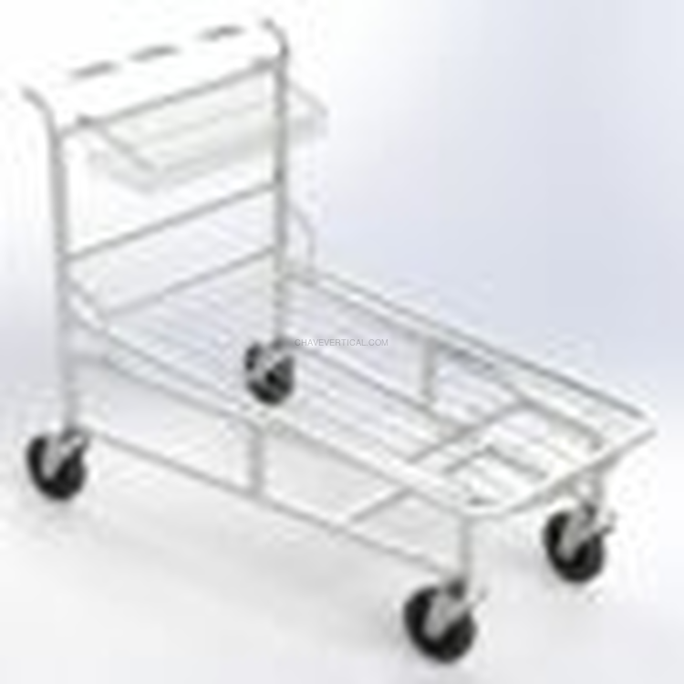 Carro Cash 400 KG com Plataforma Encaixável