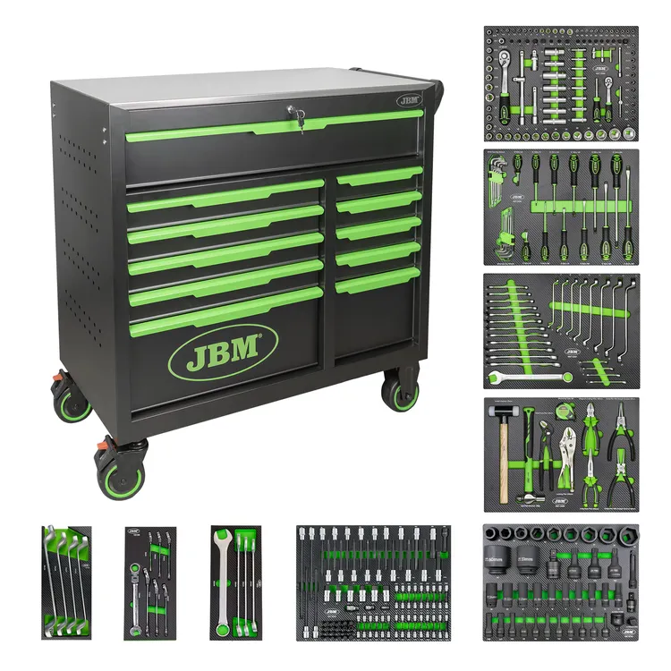 Carro de Ferramentas 11 Gavetas JBM 172 Peças