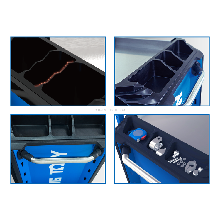 Carro de Ferramentas C/ Sistema RFS KING TONY Modelo D 8 Gavetas