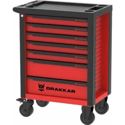 Carro de Ferramentas DRAKKAR 7 Gavetas com 176 Ferramentas 765x465x972mm