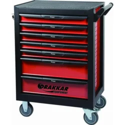 Carro de Ferramentas DRAKKAR 7 Gavetas com 176 Peças 675x450x980mm
