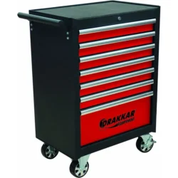 Carro de Ferramentas DRAKKAR 7 Gavetas com 176 Peças 680x460x1005mm