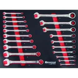 Carro de Ferramentas DRAKKAR 7 Gavetas com 176 Peças 680x460x1005mm