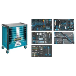 Carro de Ferramentas HAZET Assistent 179NXL-8S1 8 Gavetas 425 Peças