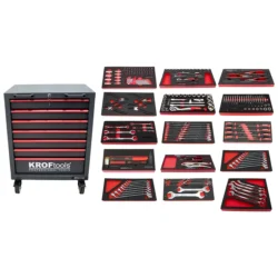 Carro de ferramentas KROFTOOLS 7 gavetas 237 peças