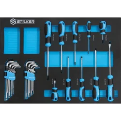 Carro de Ferramentas STILKER 5 Gavetas com 130 Ferramentas