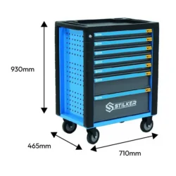 Carro de Ferramentas STILKER 7 Gavetas com 164 Ferramentas 710x465x930mm